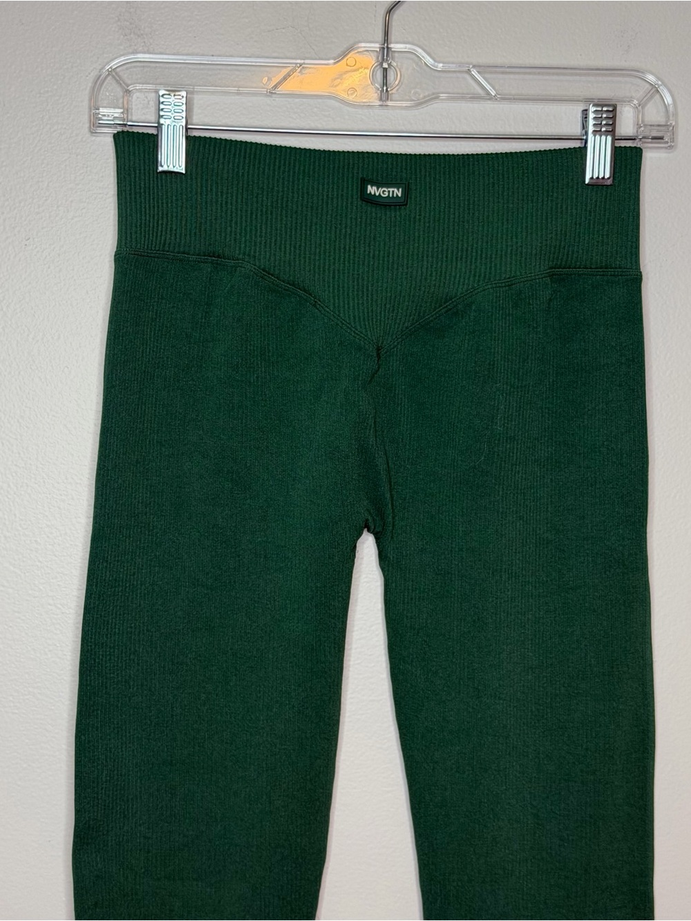 NWT NVGTN Balsam Harmony Ribbed Seamless Flare Legging Women’s L - Picture 9 of 12